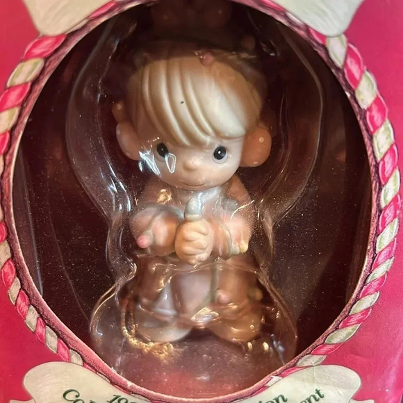 Vtg. Precious Moments Orn.-LE-1999-orig. box-May Your Christmas Be Delightful - Picture 2 of 7